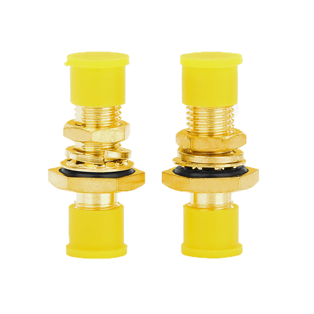 SMA-KKY Bulkhead Adapter SMA Female to Female Feedline Connector with Waterproof Gasket