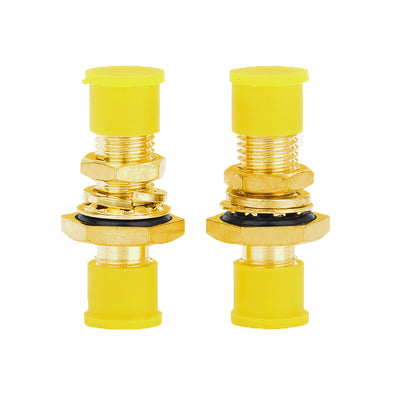 SMA-KKY Bulkhead Adapter SMA Female to Female Feedline Connector with Waterproof Gasket