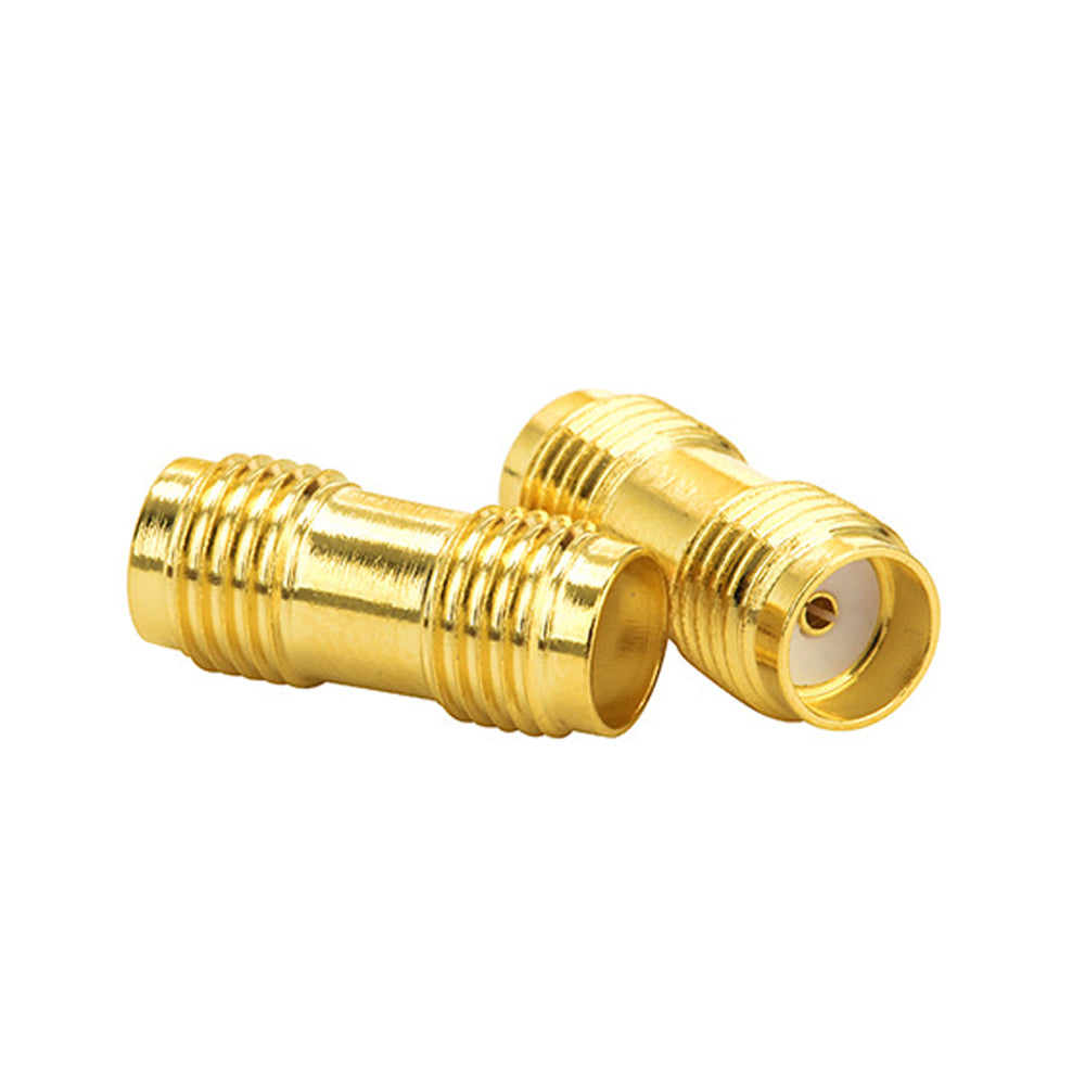 SMA-KK Dual Female RF Coaxial Barrel Jack to Jack Coupling Adapter