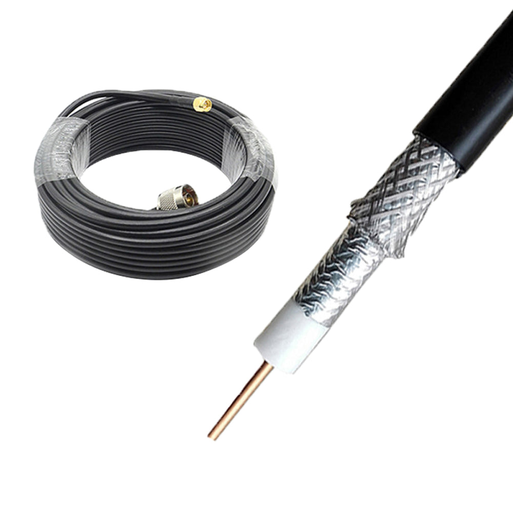 LMR195 Pure Copper Coaxial Cable SMA Male Plug to N Type Male Connector RF Antenna Pigtail