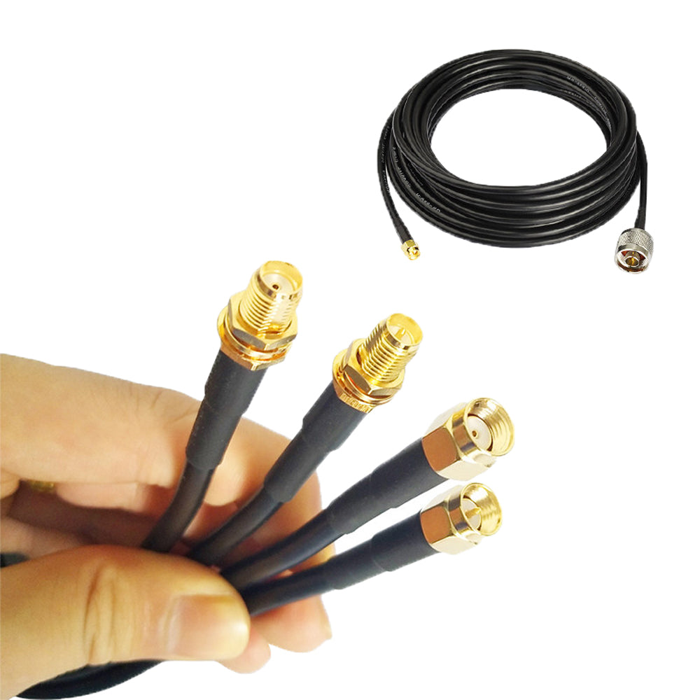 LMR195 Pure Copper Coaxial Cable SMA Male Plug to N Type Male Connector RF Antenna Pigtail