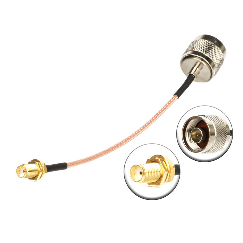 RG316 Silver Plated Coaxial Cable SMA Male/Female to N-Type Female RF Extension Cord 0~6GHz