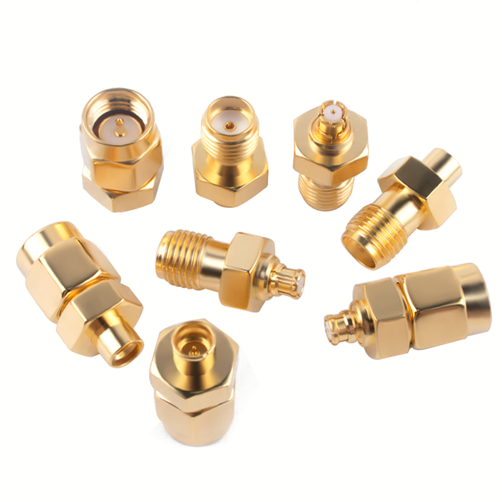 SMA to SMP-KK-JK-JJ RF Coaxial Adapter Straight RG58 Cable Male to Female Connector for Wireless Devices