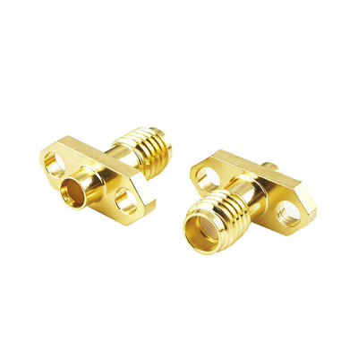 SSMA-KEB2-2H Female 2 Holes Flange Crimp RF Coaxial Connector for RG 316 RF74 RG188 Cable