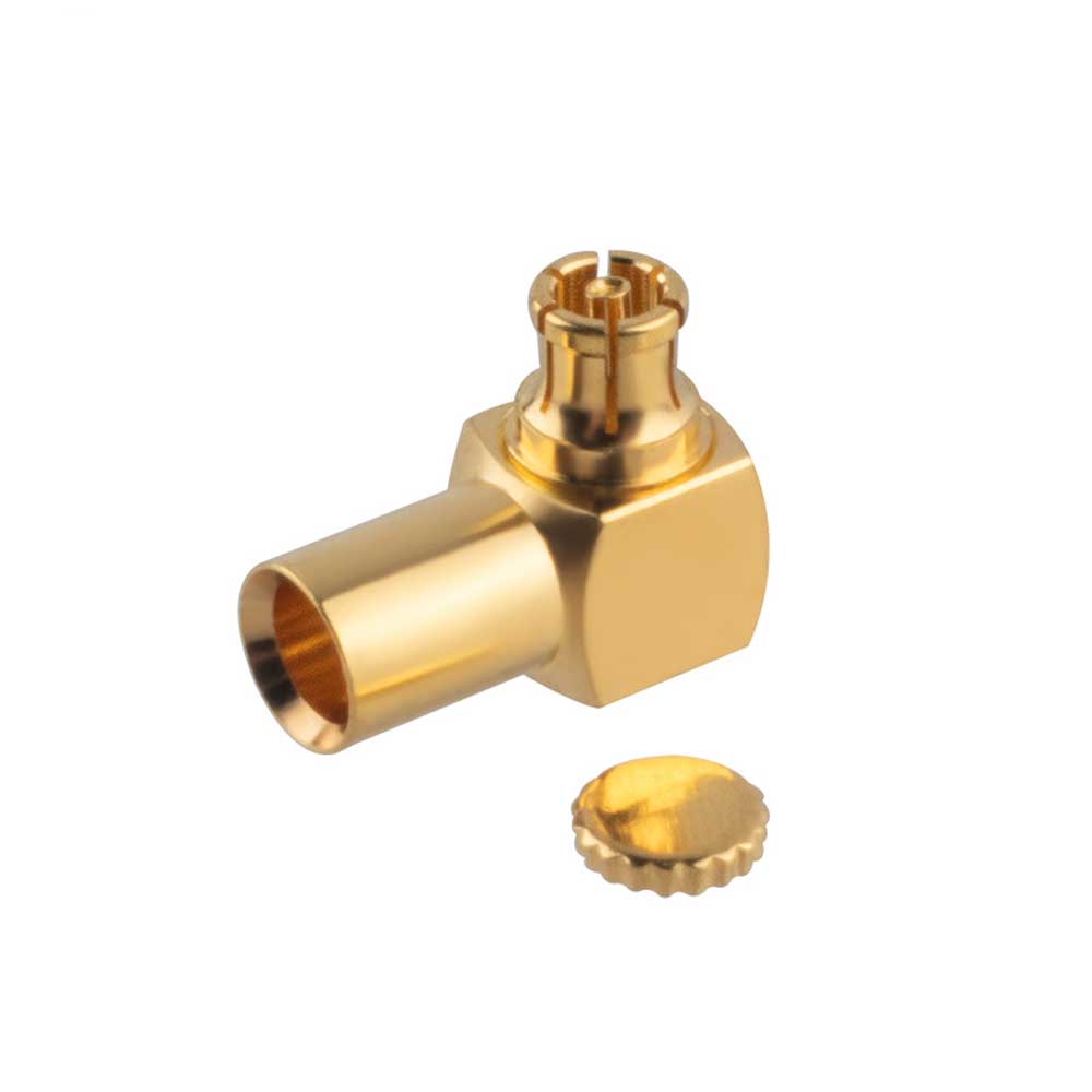 SSMP-KWB2 Elbow Female Head Connector RG405 RF Coaxial Adapter for WiFi Antenna