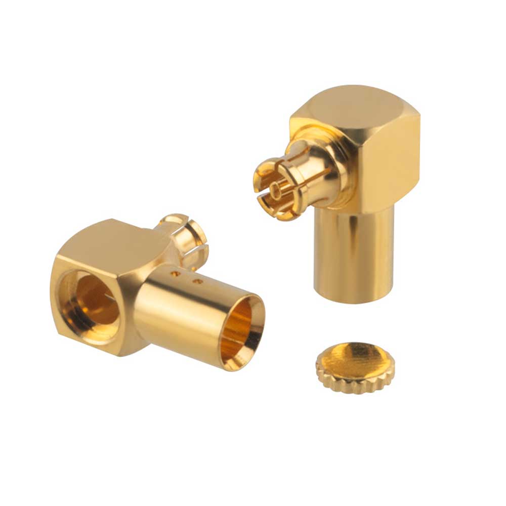 SSMP-KWB2 Elbow Female Head Connector RG405 RF Coaxial Adapter for WiFi Antenna