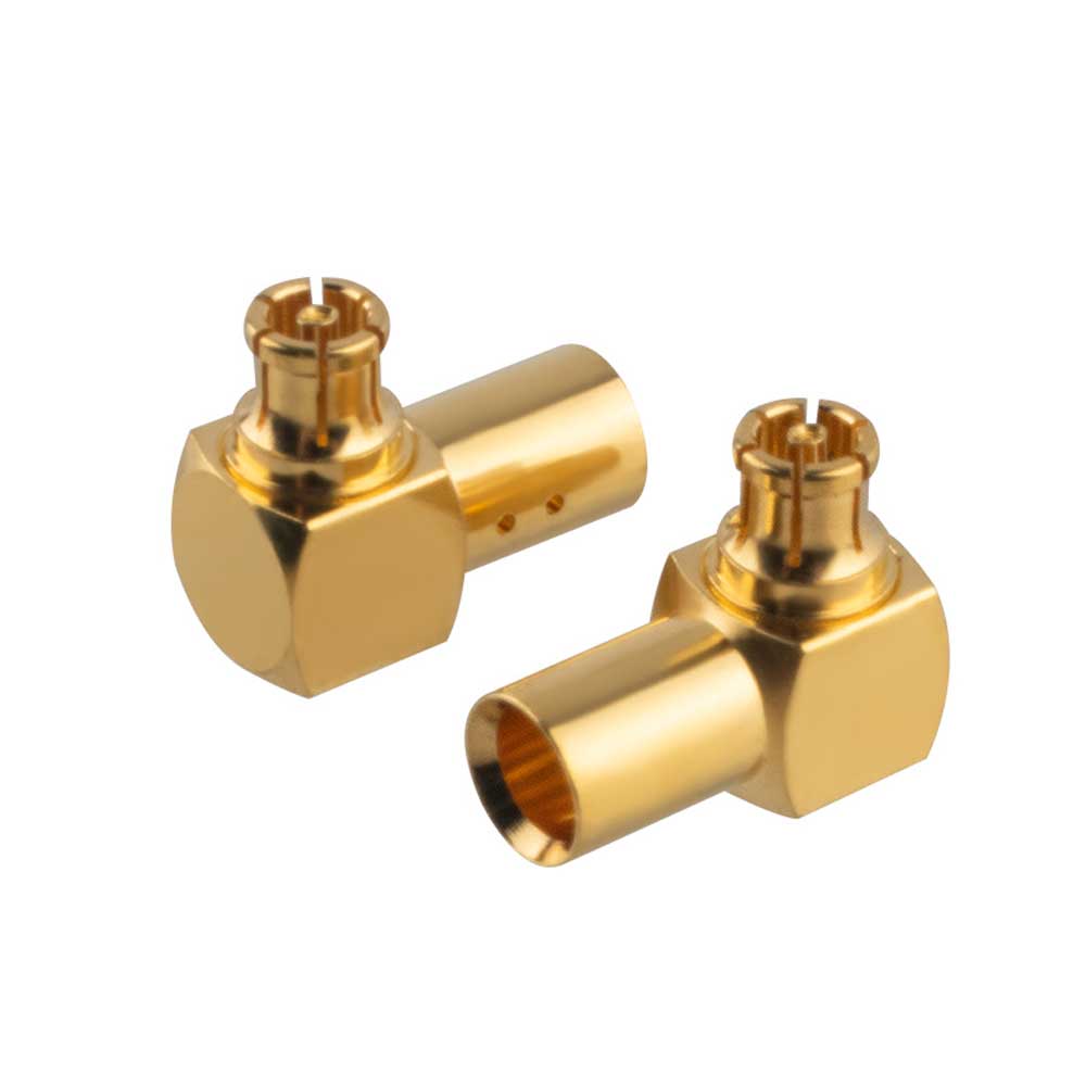 SSMP-KWB2 Elbow Female Head Connector RG405 RF Coaxial Adapter for WiFi Antenna