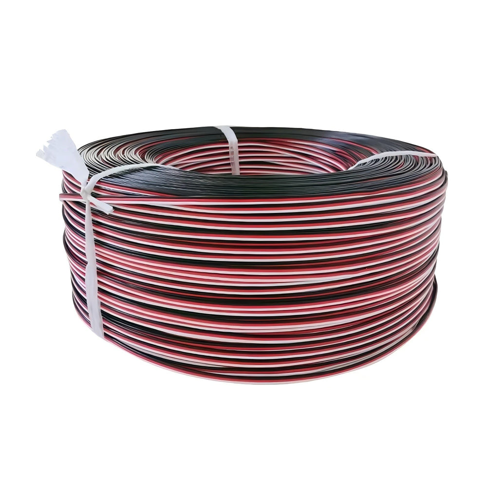 Servo Cable 30/60/100 Cores Copper Wire Red Black Bonded Cable for Toy Power