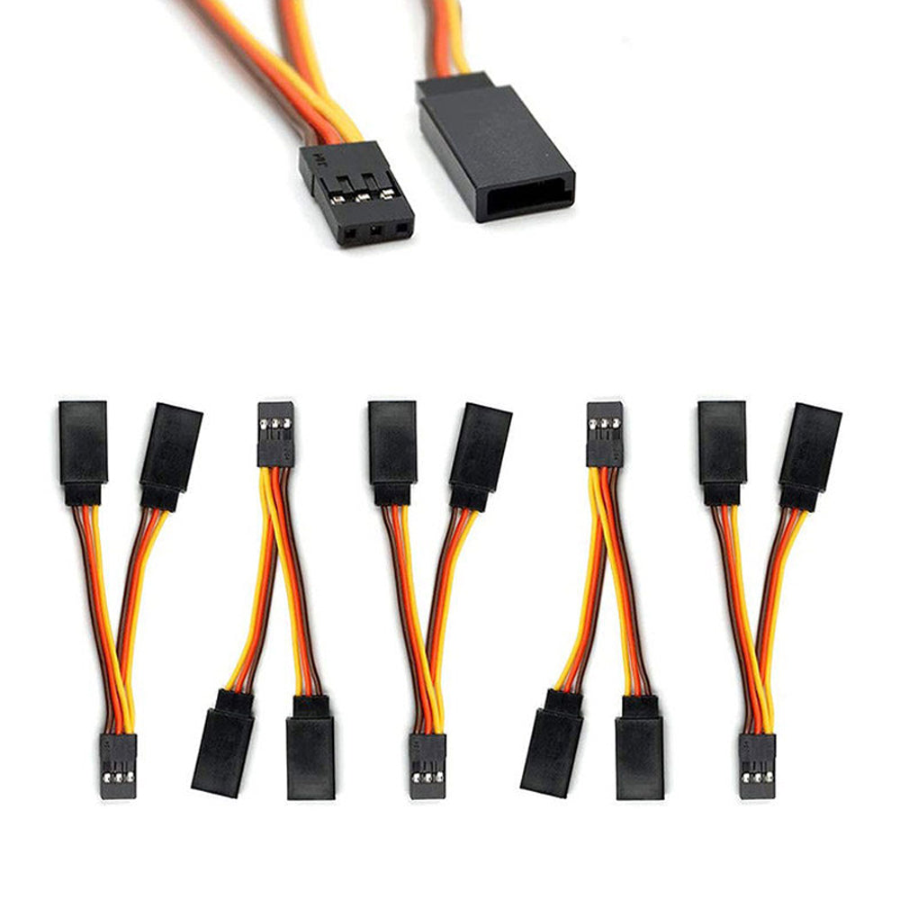 Servo Extension Cable JR FUTABA Bonded Cable 1 to 2Y Harness Leads Splitter Wire