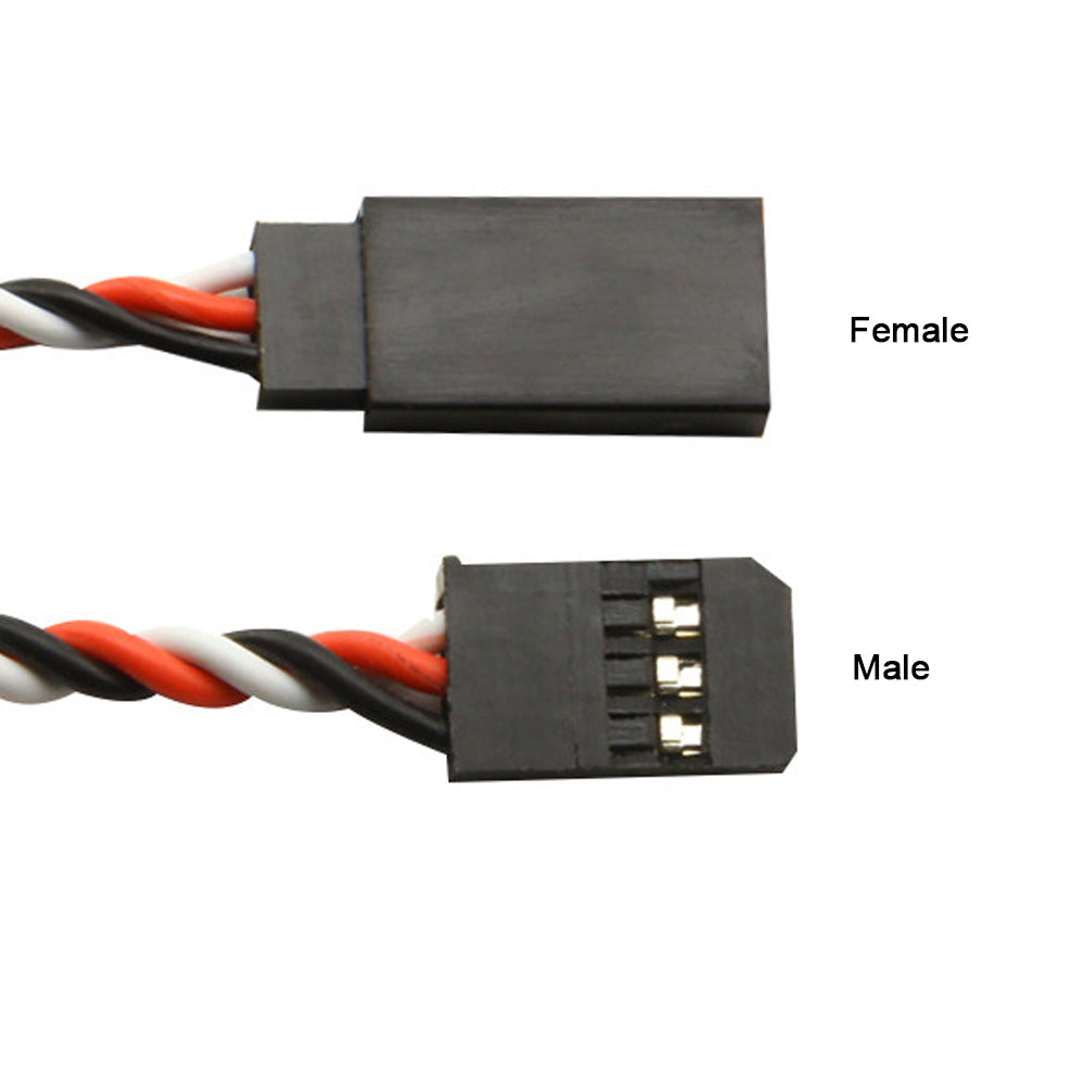 Servo Extension Twisted Cable Male to Femal Anti-Interference Wire 30/60 Cores 150mm Connection Cable Assembly