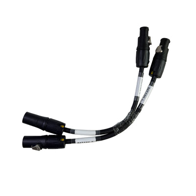 High Current Amphenol Powerlock Signal Wire HPT-3 Male to HPT-3 Female Electric Wire Power Cable