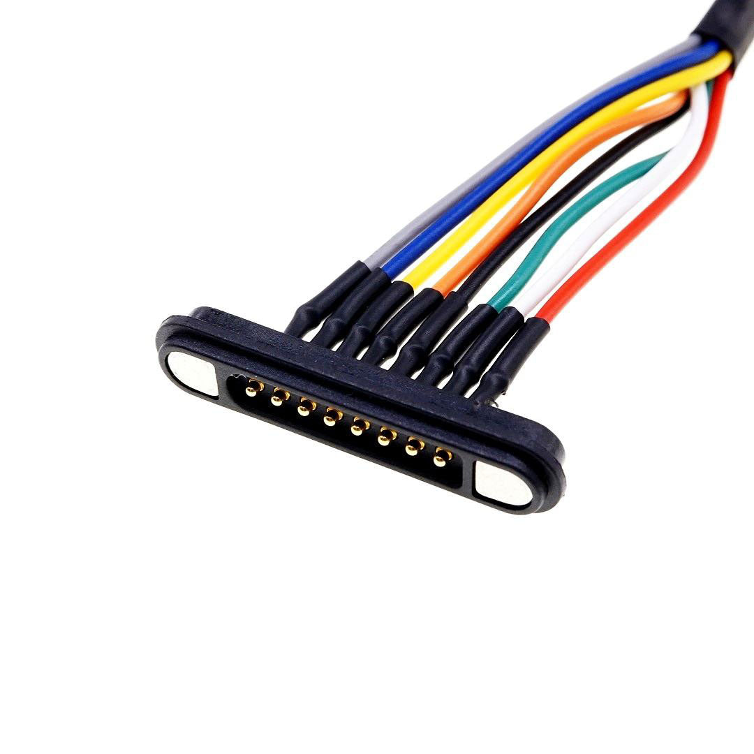 Pogopin Magnetic Wiring Harness Male and Female Connector Wire 3A High Current Terminal Cable Assembly