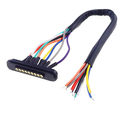 Pogopin Magnetic Wiring Harness Male and Female Connector Wire 3A High Current Terminal Cable Assembly