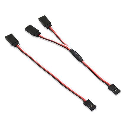 Steering Gear Extension Wire Remote Control Y Servo Extension Cord Cable for RC Car Helicopter