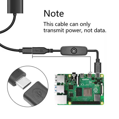 Switch cable with touch switch control USB cable