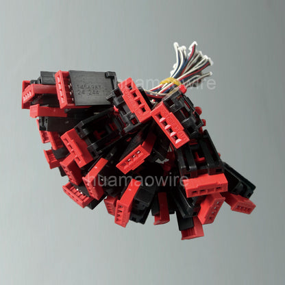 TE 1456983-2 to Molex 510210400 4 Position Automotive Housing for Female Terminals Wire-to-Wire 2.54 mm Centerline Black Wire Cable Assembly