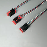 TE 1456983-2 to Molex 510210400 4 Position Automotive Housing for Female Terminals Wire-to-Wire 2.54 mm Centerline Black Wire Cable Assembly