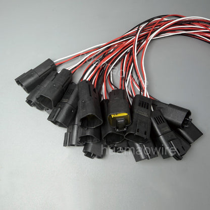 TE 2356631-1 Automotive Centerline Sealable Black Wire Power Cable Harness Wrap with Non-flammable Adhesive Tape