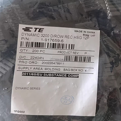 Factory Genuine Original Stock TE AMP 1-179958 Series Automotive Connector Plug Plastic Housing Cover