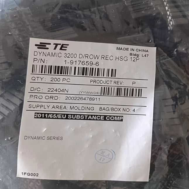 Factory Genuine Original Stock TE AMP 1-179958 Series Automotive Connector Plug Plastic Housing Cover