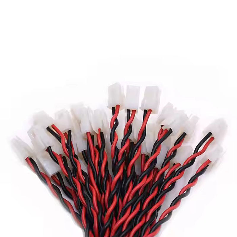 TE 1-480720-0 series terminal wire red and black stranded wire for electronic products