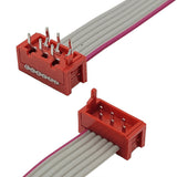 TE 215083-2 MICROMATCH Series Connector Red IDC Cable 4-12Pin Wire Harness