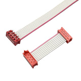 TE 215083-2 MICROMATCH Series Connector Red IDC Cable 4-12Pin Wire Harness