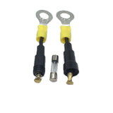 Temperature fuse holder glass fuse wiring harness 2.5A 250V spiral fuse tube connection wire