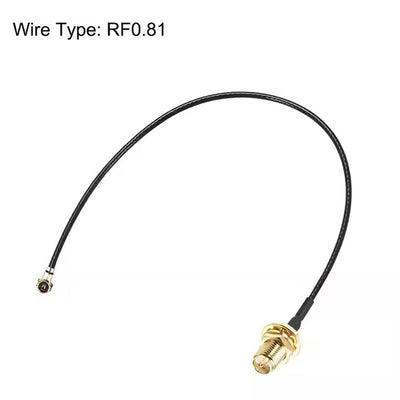 U.FL 4.0 to RP-SMA Female Bulkhead RF Coaxial Connector RF0.81 Low Loss Pigtail Antenna Coaxial Cable