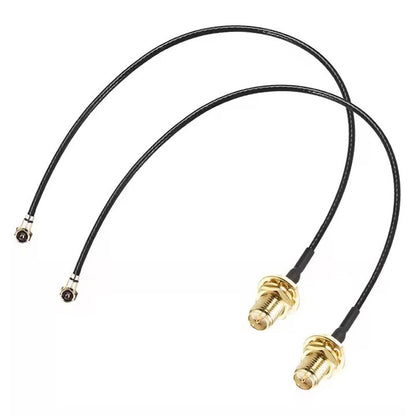 U.FL 4.0 to RP-SMA Female Bulkhead RF Coaxial Connector RF0.81 Low Loss Pigtail Antenna Coaxial Cable