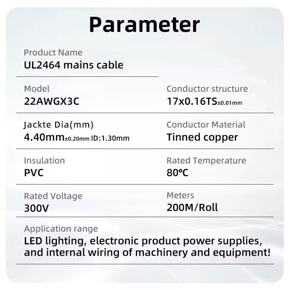 UL2464 multi core cable 20AWG 22AWG 24AWG 2c-10c cable top quality PVC insulated wire