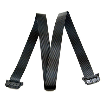UL2651 black flat cable IDC black flat cable 2.54pitch computer cable