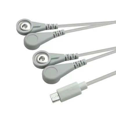 USB Type C plug to SR to 4.0mm therapy unit snap-on cable