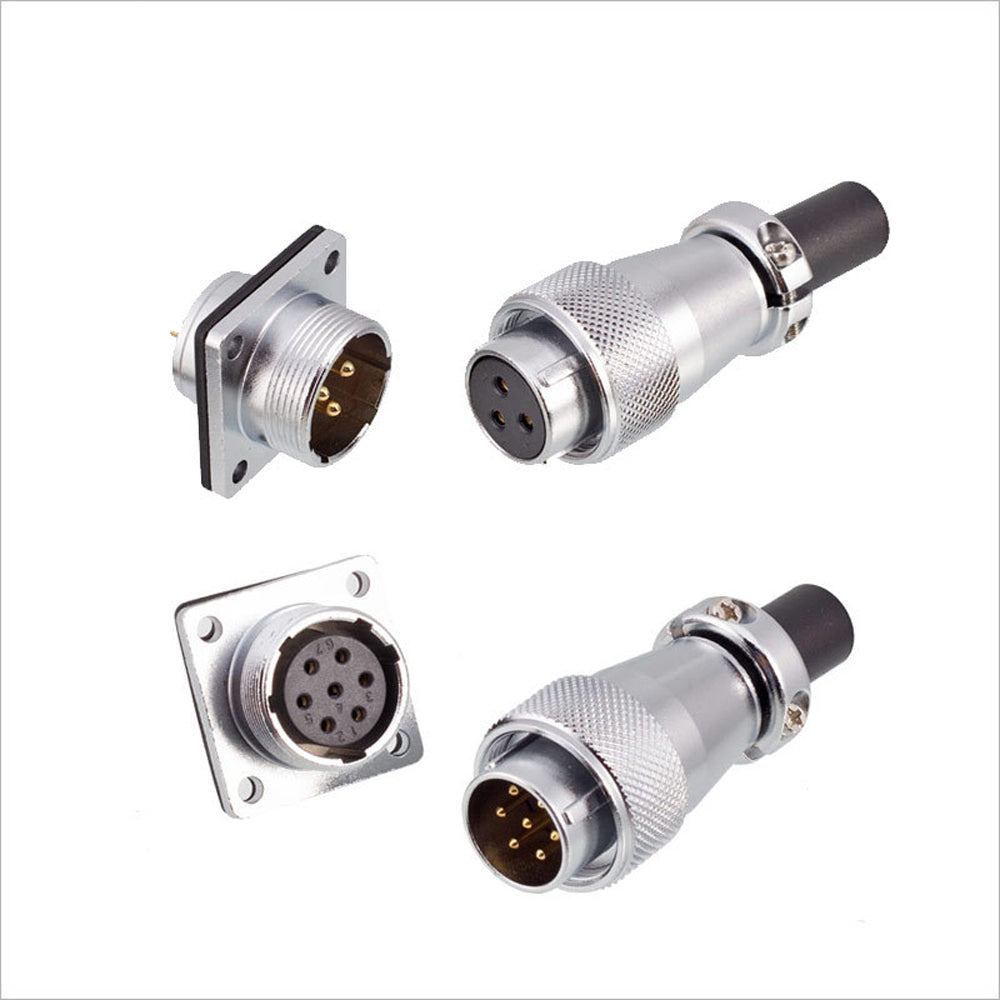 WS20-2-3-4-5-6-7-9-12 Cores Aviation Plug Connector Male and Female TQ/Z Connection