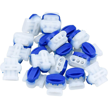 Waterproof Cable Connector 3 Holes Electrical Wire Crimp Connector Lawn Mower Connector with 314 Cable Connectors Perfect for Garden and Outdoor