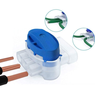 Waterproof Cable Connector 3 Holes Electrical Wire Crimp Connector Lawn Mower Connector with 314 Cable Connectors Perfect for Garden and Outdoor