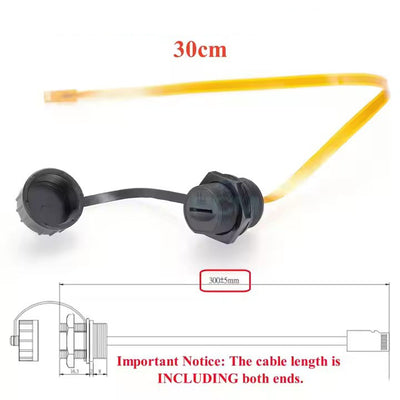 Водонепроницаемый резьбовой разъем для SIM-карты и карты памяти TF, кронштейн для слота для карты памяти, плоский удлинительный кабель FPC, степень защиты IP67, расширитель слота для SIM-карты nano SD. 
