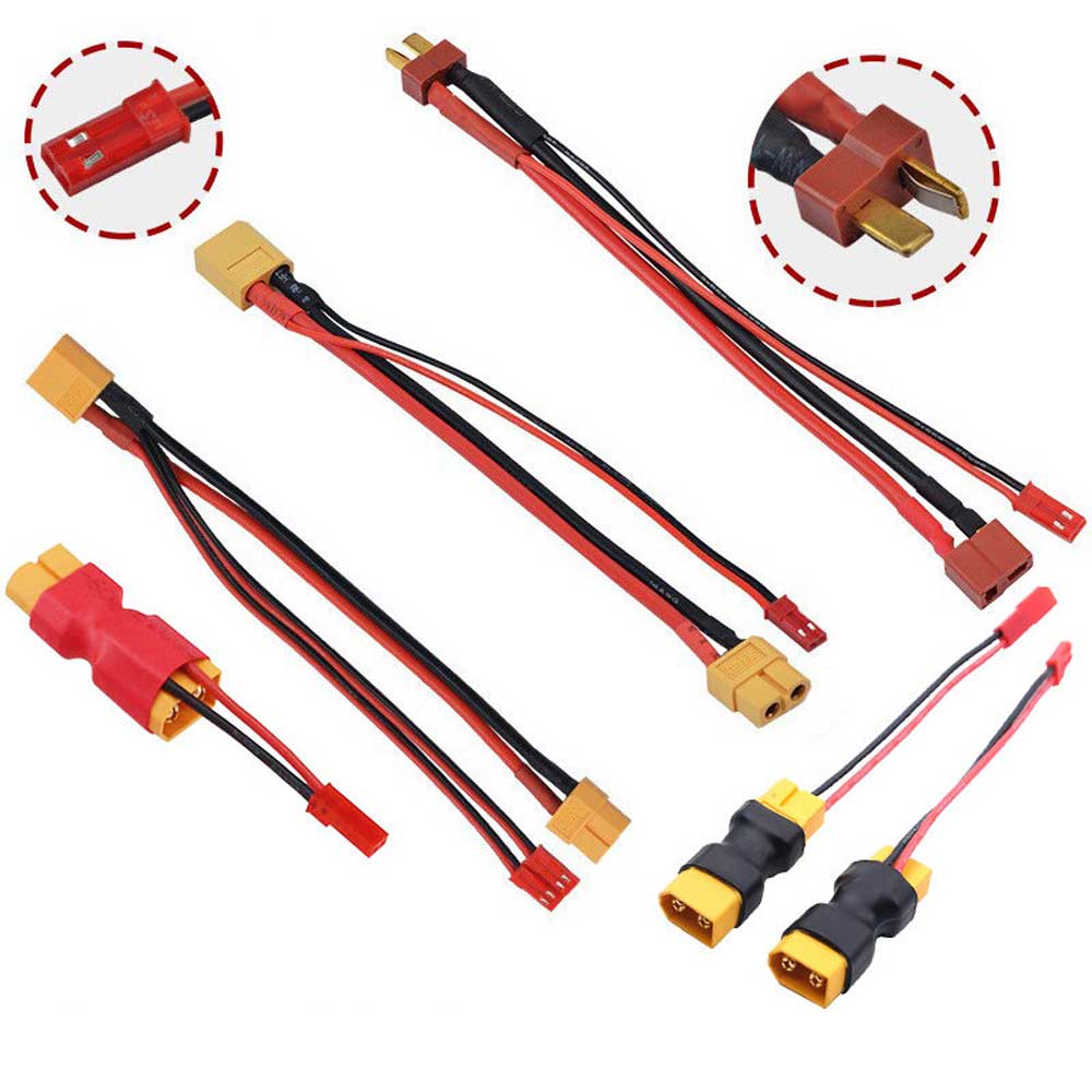 XT60 Male to JST SYP Female Power Adapter Cable with Soft Silicone Wire for RC Drone Light Power Supply