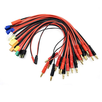 XT60 XT90 EC5 TRX Plug Connector T Plug to 4.0mm Banana Head Charging Cable Model Aricraft Charger