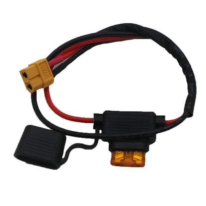 XT60 connector with fuse wiring harness for electric bicycles Battery short circuit prevention protection