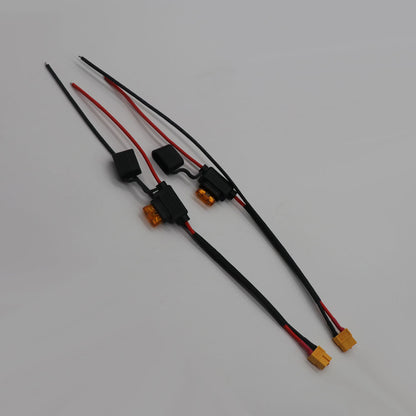 XT60 connector with fuse wiring harness for electric bicycles Battery short circuit prevention protection