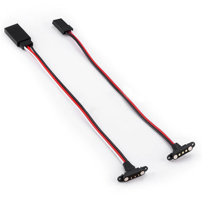 ZH1.5mm Wire Harness RC Magnetic Pogo Pin Connector 2pin Male Female to JR Connector Wire