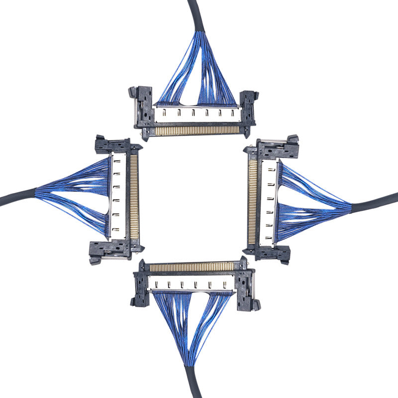 Copper-silver buckle LED screen connection cable HD LVDS screen cable
