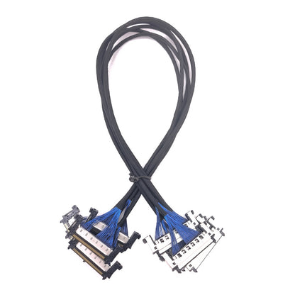 Copper-silver buckle LED screen connection cable HD LVDS screen cable