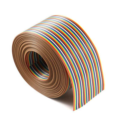 2651 Color Ribbon Cable 1.27mm Pitch 50p Rainbow Ribbon Cable 28AWG Computer Cable
