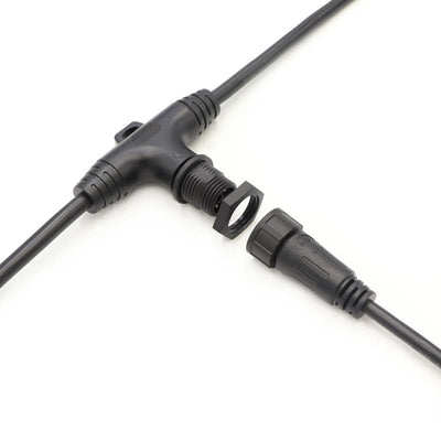 lighting connector 4pin T 3way power wire 2 3 4pin waterproof connector wire harness