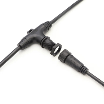 lighting connector 4pin T 3way power wire 2 3 4pin waterproof connector wire harness