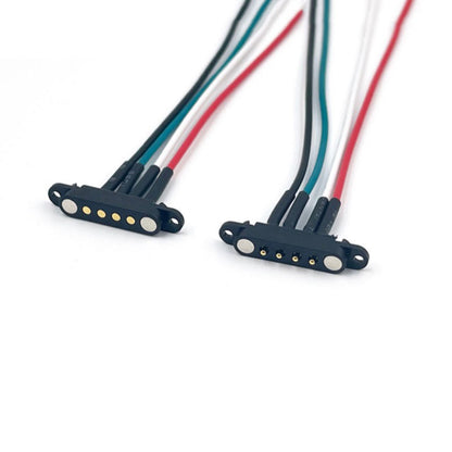 Spring Connector Magnetic Pogo Pin Male Connector 2.54mm Pitch XH Wire Harness for Smart Bracelet and EV Chargers
