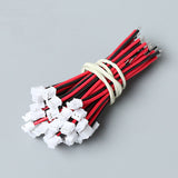 Red and Black Terminal Wire XH1.25/PH2.0/XH2.54/ZH1.5 Flat Cable 2P Electronic Wire