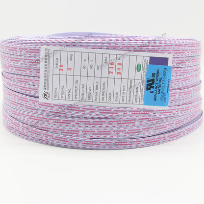 2468 Flat Wire 26AWG Red White and Blue White 12P 8P 10P Copper Cable Electronic Wire